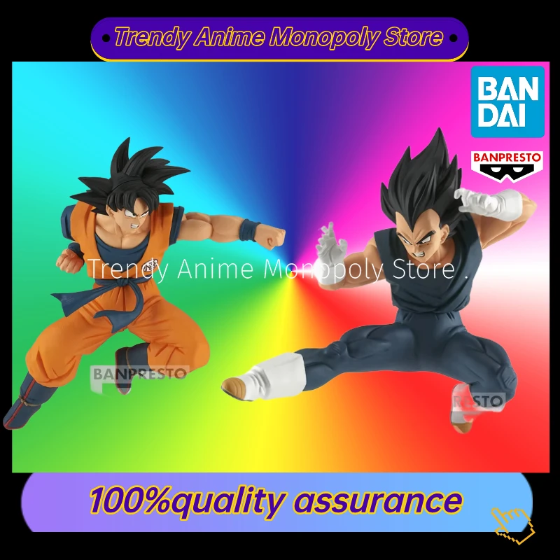 

Bandai Original BANPRESTO Anime Dragon Ball Match Makers Super Son Goku Vegeta PVC Figure Model Toys birthday christmas gift