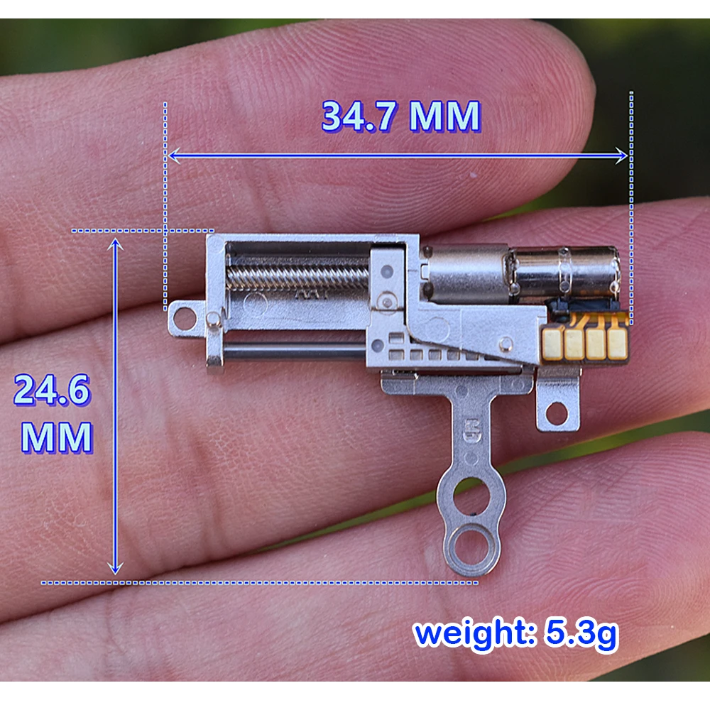 Micro 11mm Stroke Linear Actuator Tini 5mm 5V 2-phase 4-wire Precision Metal Gearbox Gear Stepper Motor Metal Lifting Motor