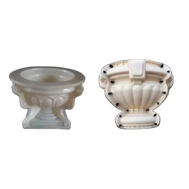 Plastic concrete flower pot mould for sale for outdoor decoration garden decoration
