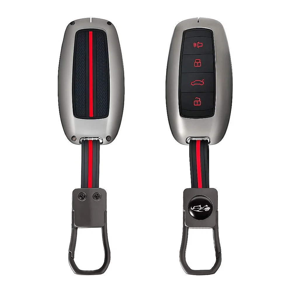Zinc Alloy Silicone Key Case for Haval F7x H6 2023 Car Key Cover Keychain for Haval Jolion Joico Jollein F7 H6 Jolyon F7H Dargo