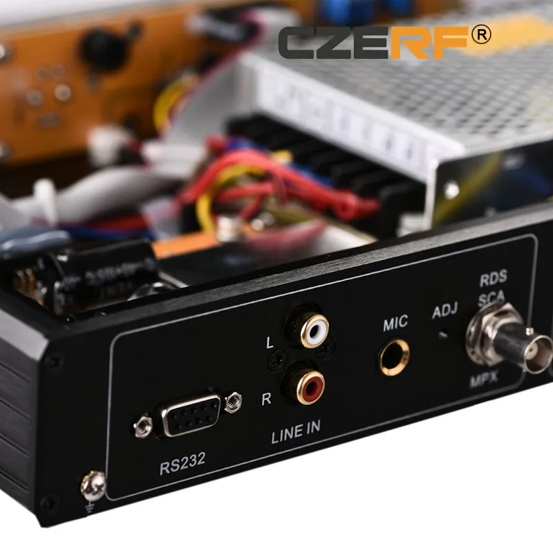 CZERF 50W CZE-T501 Transmissor FM 50W CZERF para Estação de Rádio Transmissor FM rádio