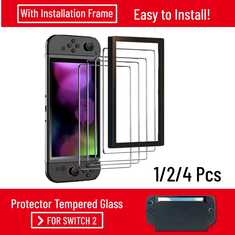 1/2/4 Pcs 9H Screen…