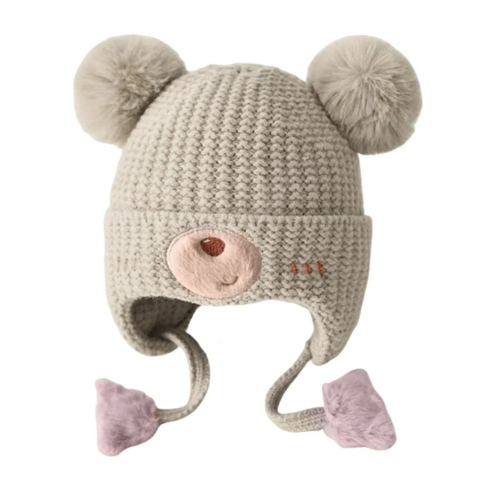 

Вязаные шапки, милый дизайн, шапка из теплого материала, ветрозащитная зимняя шапка, вязаная крючком стильная хлопчатобумажная ткань, вязаная шапка, осенний сезон