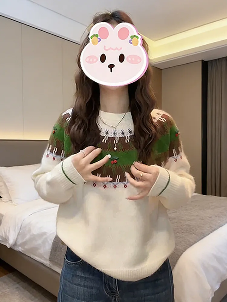 

Весна 2026: Женский повседневный трикотажный топ с круглым вырезом в корейском стиле, свободного кроя, универсальный, стройнящий, комфортный, средней толщины, длинный.