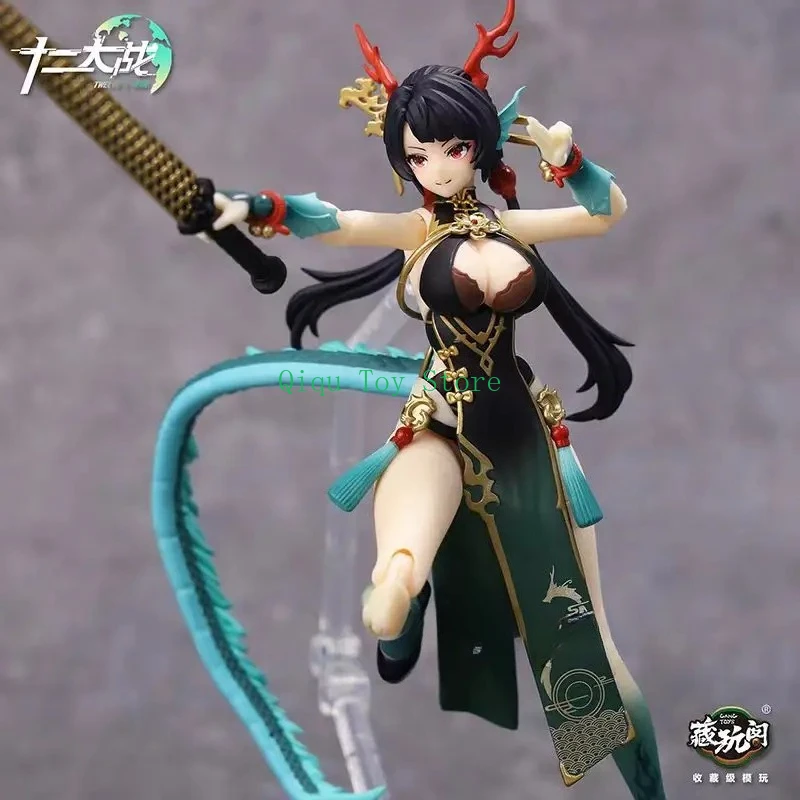 

В наличии: Фигурка CANG-TOYS Girl Qinglong Armor, масштаб 1/12, анимированная, в китайском стиле, коллекционная статуэтка аниме-персонажа