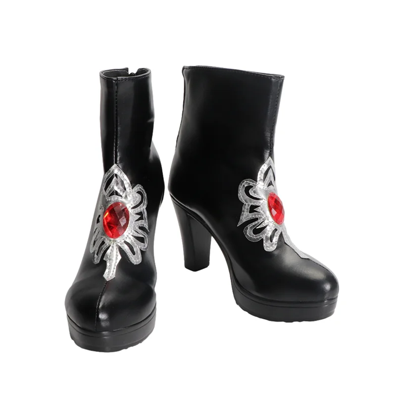 الهوية الخامس فتاة صغيرة ملكة جمال لوحة الرمان تأثيري أحذية هالوين كرنفال الأحذية بولي أحذية أحذية من الجلد تأثيري الدعائم مخصص #5