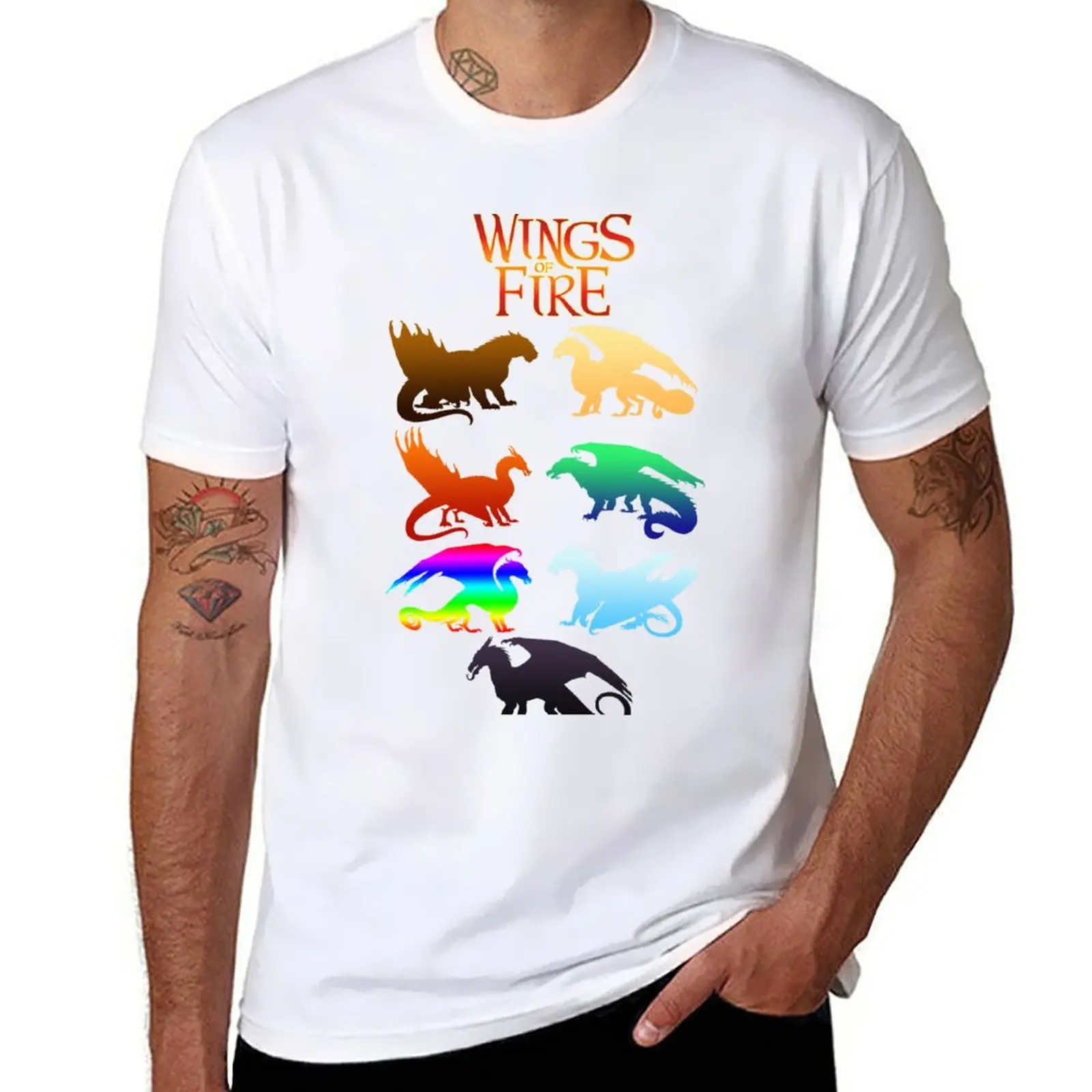 

New Wings of Fire Tribes T-Shirt t-shirts man graphic t shirt summer clothes funny t shirts for men