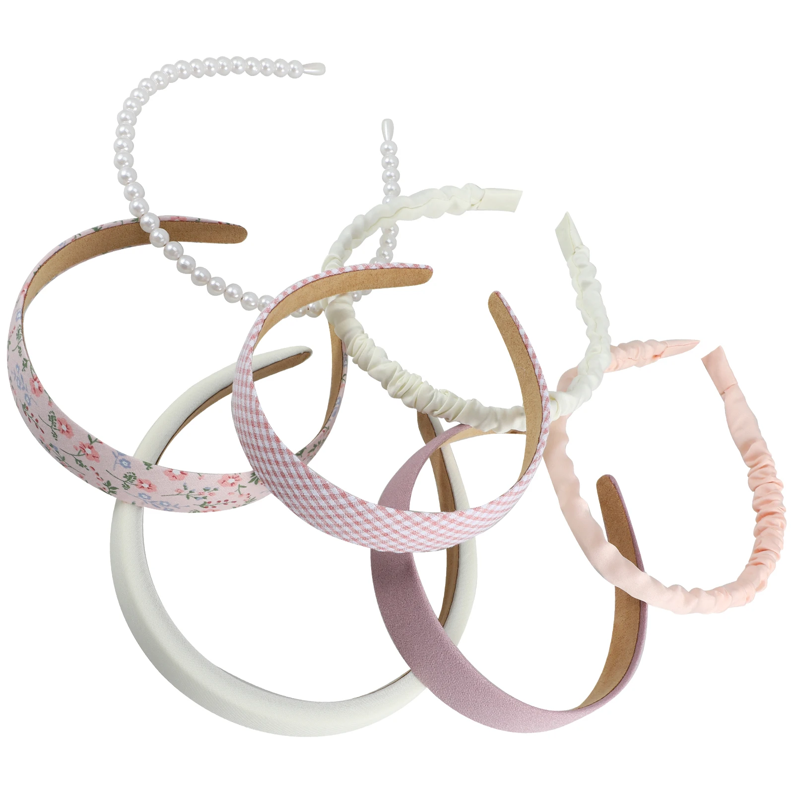 

7Pcs Face Washing Headbands Women Hair Accessories Wide Headband Durable Safe Material Long Term Use Stylish Design Girls