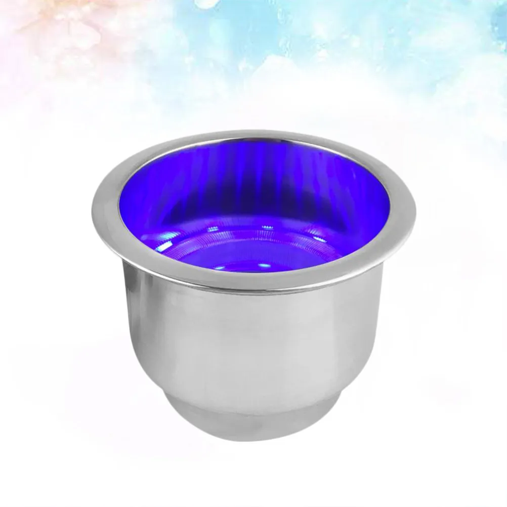 2pcs-stainless-steel-cup-holder-for-car-boat-rv-trailer-motorhome-recessed-led-drink-bottle-beverage-support-blue