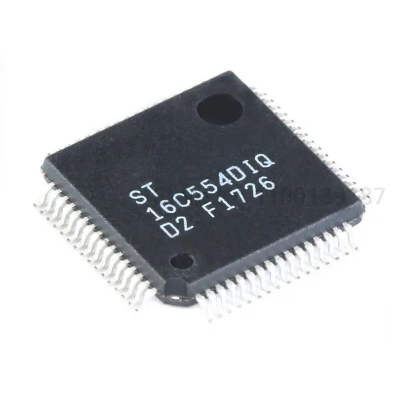 5PCS/LOT Home furnishings patch ST16C554DIQ64 -f UART interface chip 4 channel 1.5 megabits per second