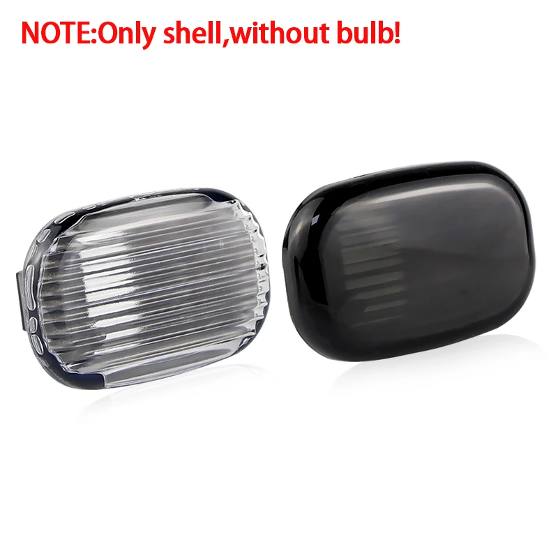 2PCS Turn Signal Housings For Toyota Corolla E10/E11/E12 Celica T23 1993-2006 Avensis M20 2001-2009 Side Marker Shells no bulbs view 6
