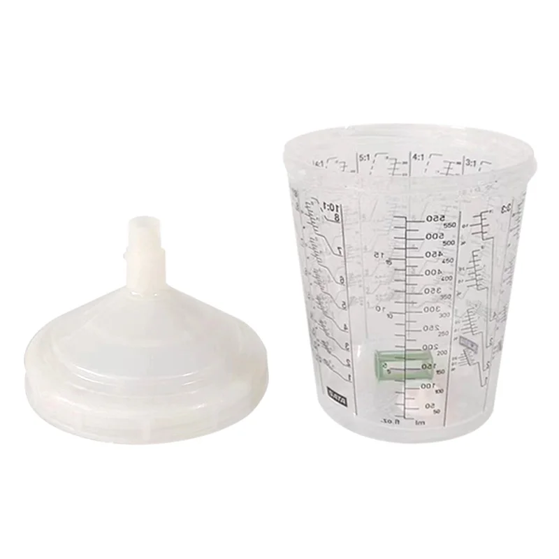 

SATA Multi-Purpose Spray Gun with Transparent Plastic Pot Paint Mixing Cup Multifunctional No-Wash Gun Pot for DIY Projects