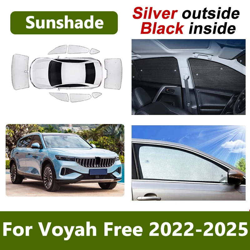 

Car Sun Visor For Voyah Free 2023 Accessories Rabdan One 2022 2024 2025 Vehicle Sunshade UV Protection Reflector Car Accessories