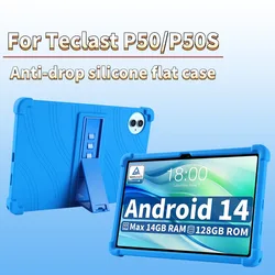For Teclast P50 P50S 11inch Tablet Case Shockproof Airbags Soft Silicone Ajustable Stand Precise Cutouts Cover