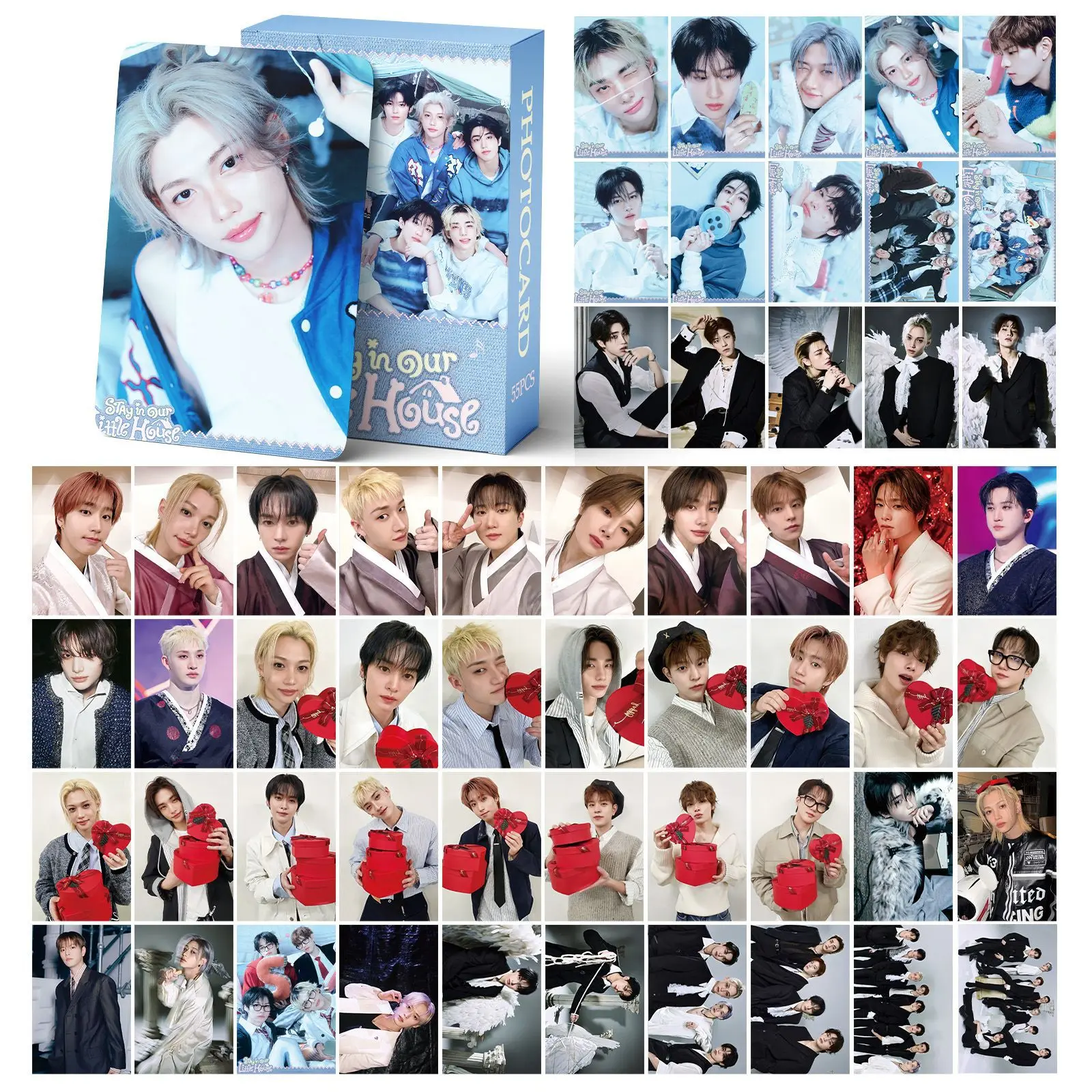 

55 шт. фотокарточек Lomo, коллекционные карточки с фотографиями для фанатов