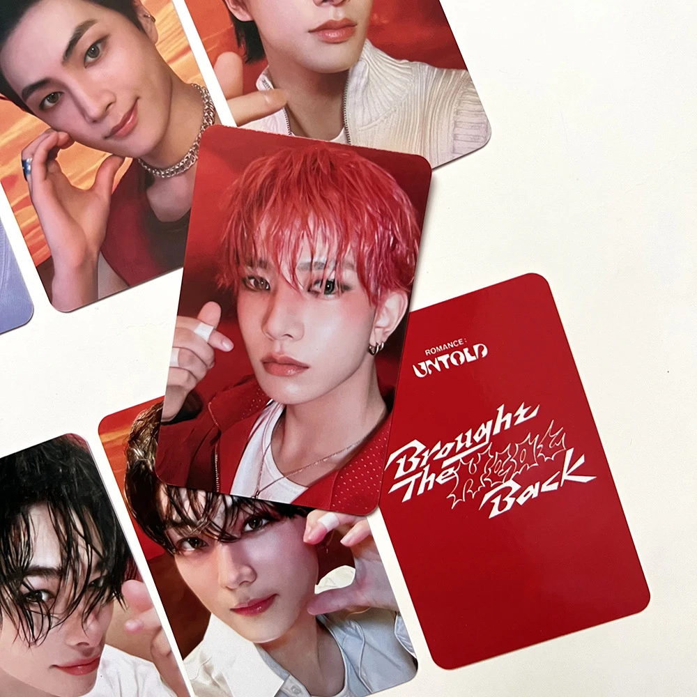 Kpop Boys Idol World Tour Album Brought the Heat Back Lomo Card Photocards XO Only If You Say Yes Fans Collection Merch