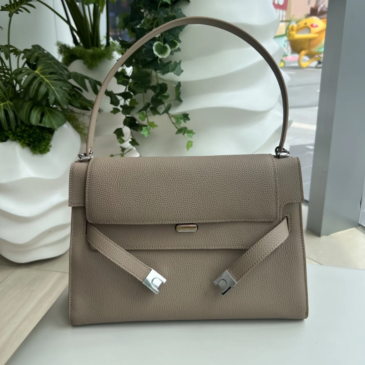 New Elegant Fashion Ladies Office Shoulder Cow Suede Leather Strap Crossbody Women Handheld Flap Hasp Real Cowskin Underarm Bag