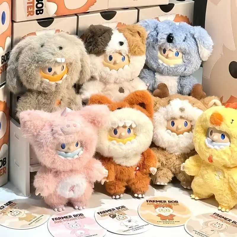 

Genuine Farmer Bob Ani-Monster Series Blind Box Vinyl Pendant Doll Mystery Box Collection Decoration Bob Decor Vinyl Toy Gift