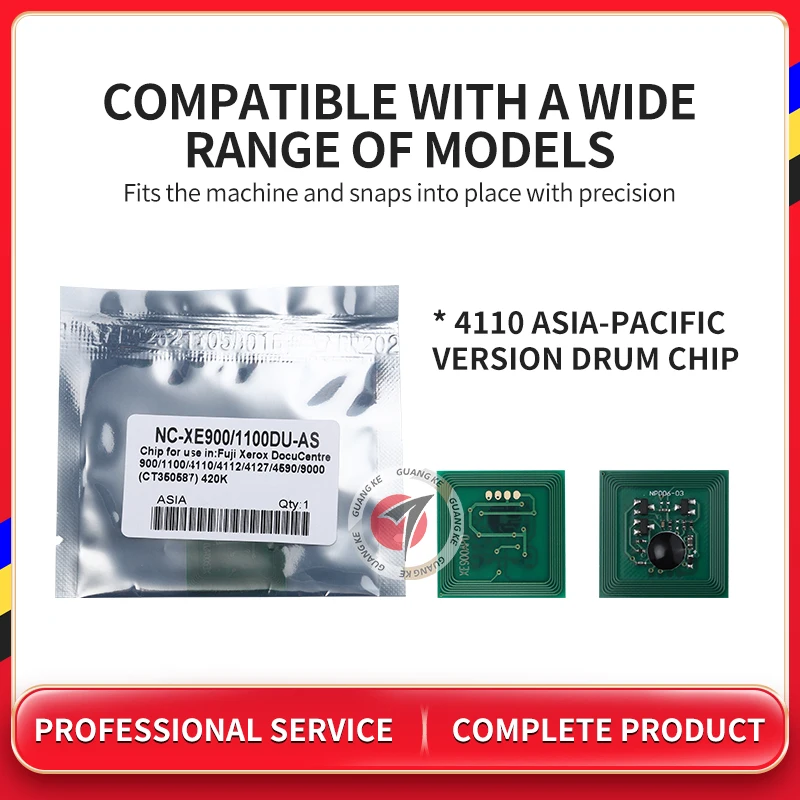 Toner Chip Voor Xerox 900 1100 4110 4112 4127 4595 9000 Copier Drum Chips