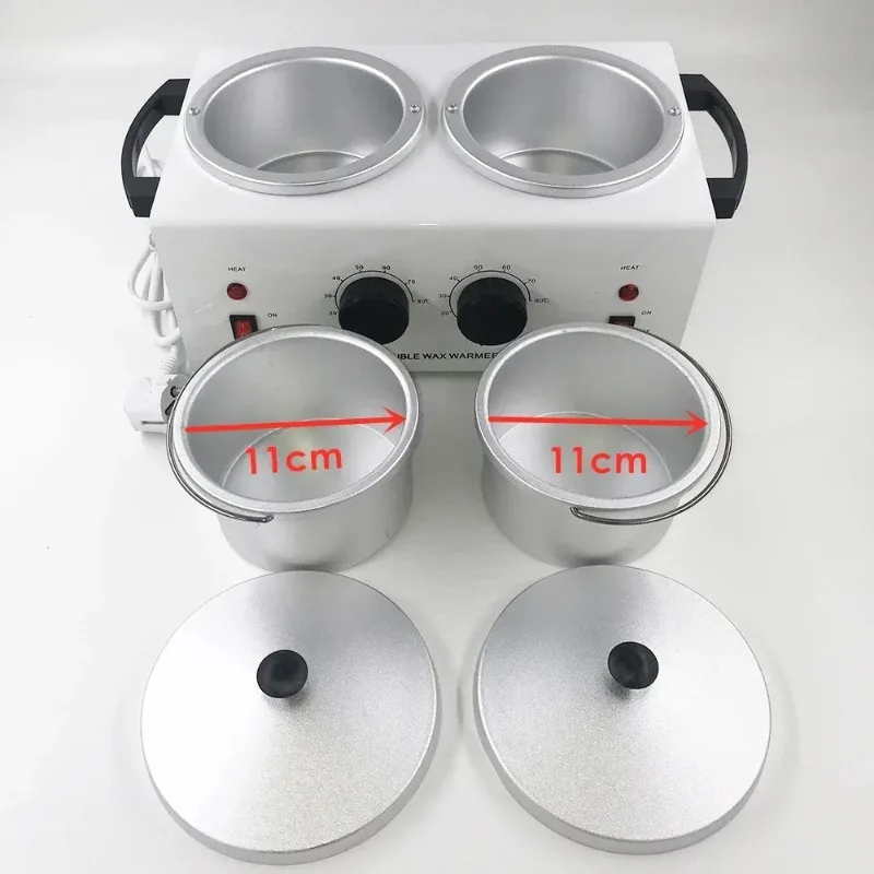 220 V/ 110 V Double Depilatory Wax Heater เครื่องละลาย Paraffine Warmer SPA เครื่องกําจัดขนเครื่องมือกําจัดขน