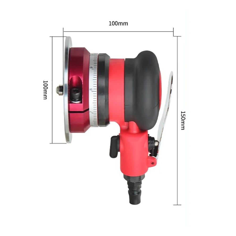 Pneumatic Chamfering Machine - 45° C Edge, Handheld Large Surface Deburring Tool, Metal Radius Edge Finisher (Model: JS-45C)