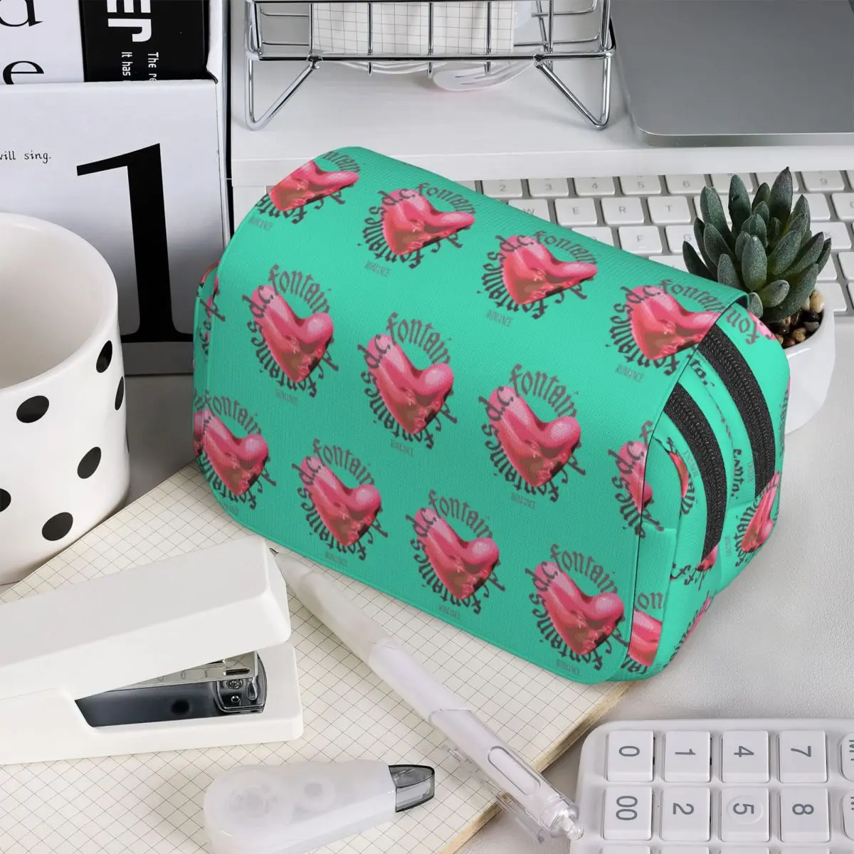 Fontaines DC Romance Pencil Case for Boy Girl School Pen Box Pencil Bag Stationery Supplies Pen Holder Bag