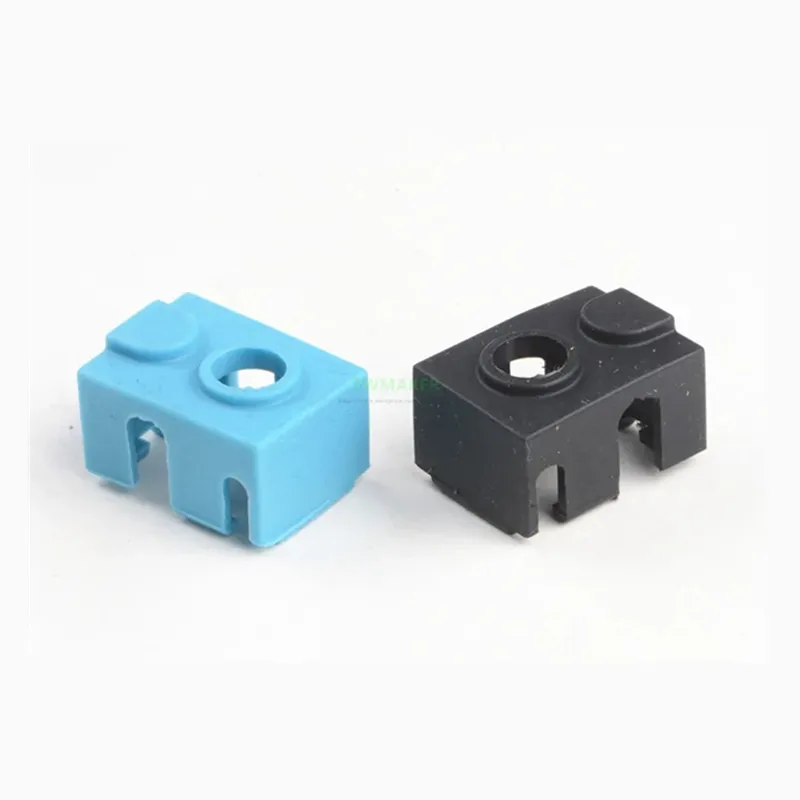 1pcs Prusa Mini 3D Printer Extruder Heat Block Silicone Socks Blue Black High Temperature Resistance 3D Printer Parts