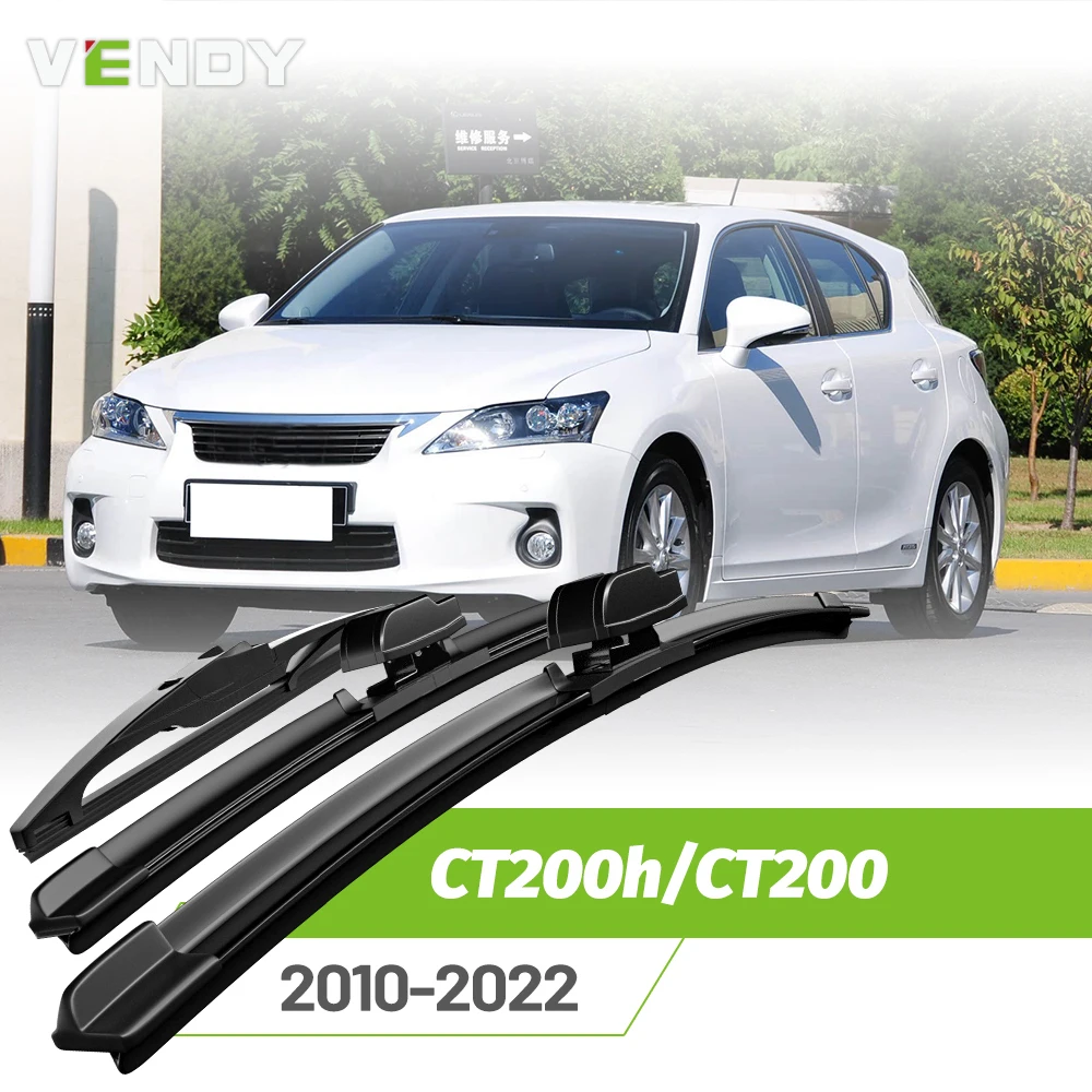 Front & Rear Wiper Blades Set For Lexus CT200h/CT200 2010-2022 Windshield Windscreen Window Rain Brushes 26