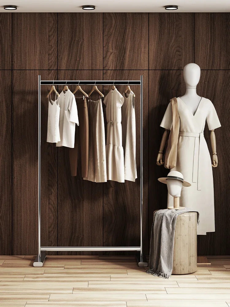 

Стеллаж премиум-класса, витрина, напольная островная стойка, вешалка для фотографий знаменитостей в Интернете, вешалка для одежды