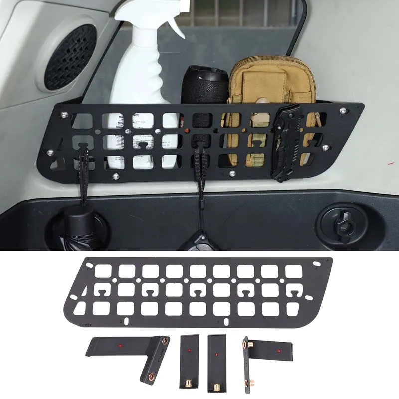 

For Toyota FJ Cruiser 2007-2021 Car Trunk Side Window Storage Fence Aluminum Alloy Automotive Modification Accessories