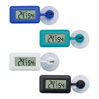 Reptile Thermometer Hygrometer with Suction Cup Digital Temperature Humidity Meter for Terrarium Reptile Accessories
