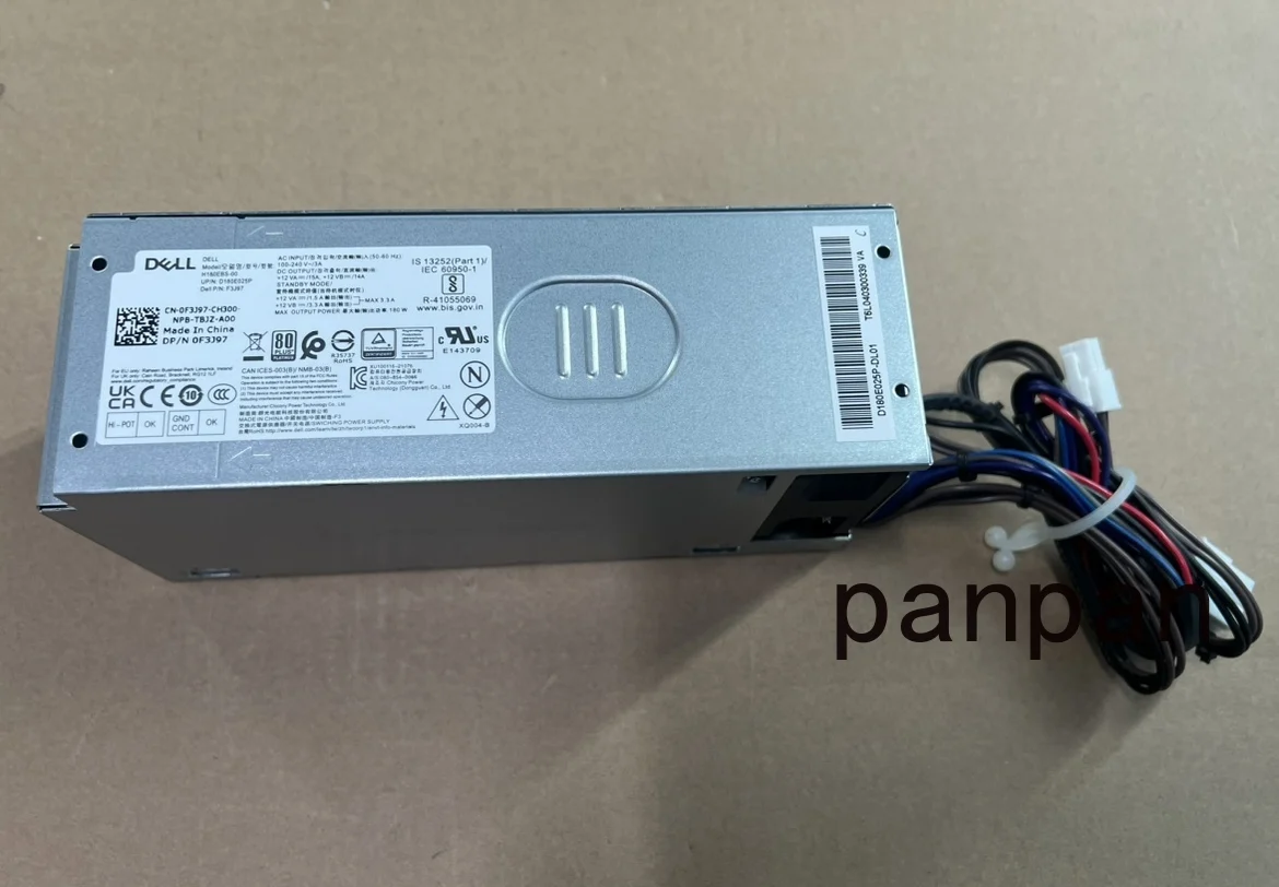 Fonte de alimentação de comutação original para DELL, 8Pin, 180W, H180EBS-00, F3J97, 0F3J97, novo