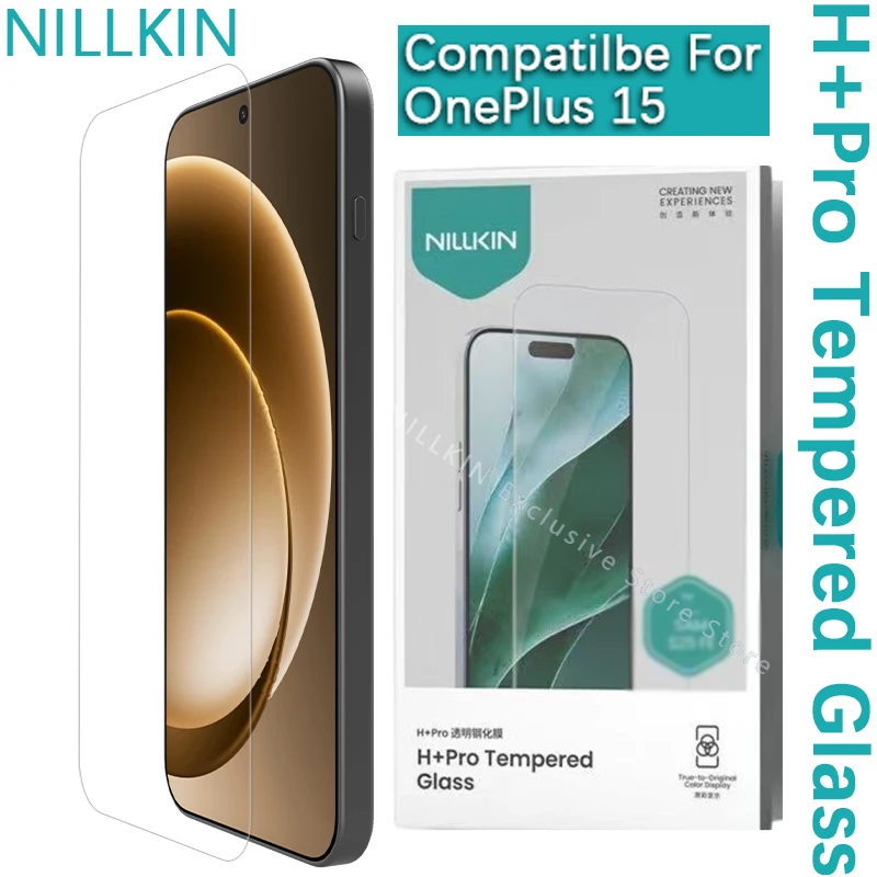 Nillkin pour OnePlus 15 H + PRO film de protection trempé demi-écran en verre trempé haute définition antidéflagrant