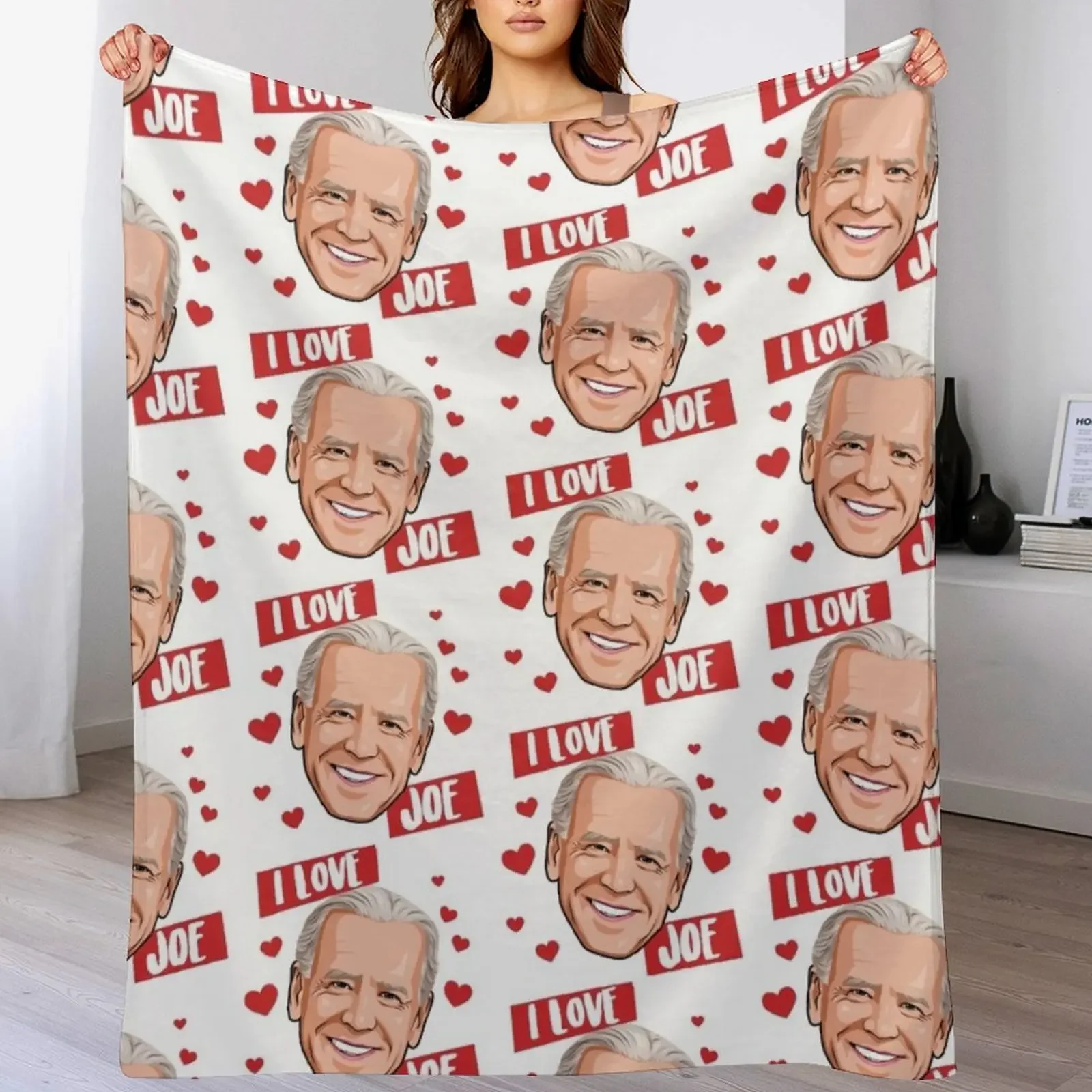 

I Love Joe Throw Blanket Picnic for babies Blankets For Bed Nap Blankets