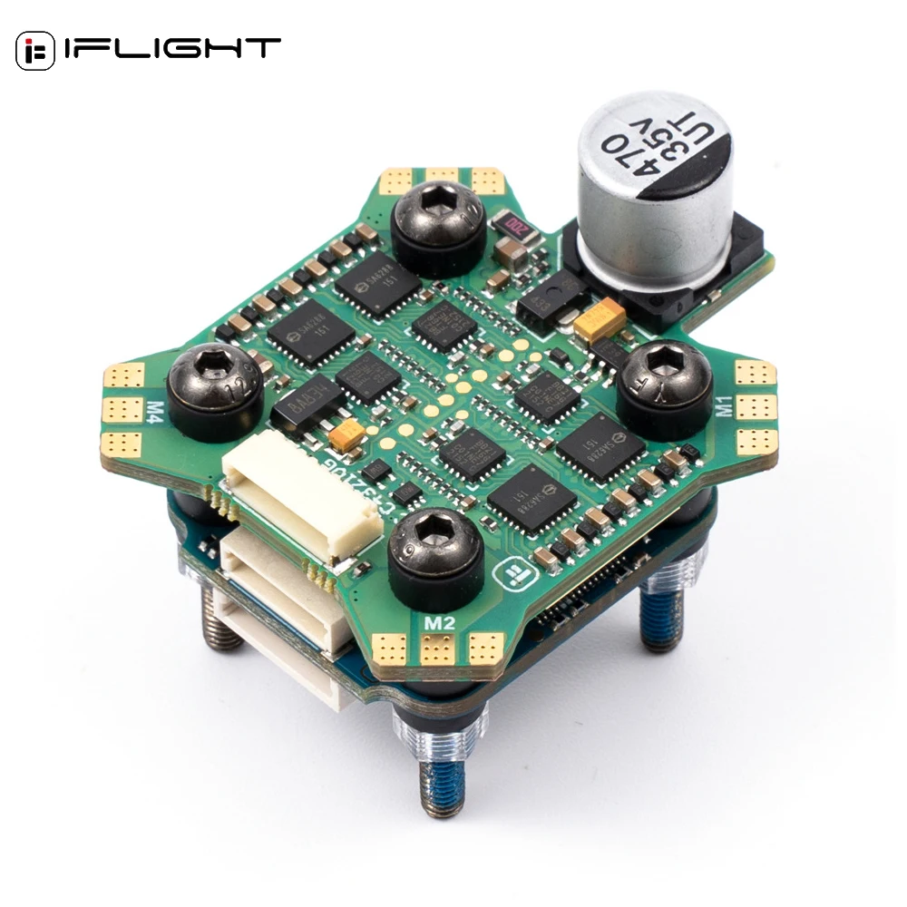 

IFlight BLITZ Mini F4 Stack BLITZ Mini F4 Flight Controller MPU6000 Gyro w/ Mini E55 2-6S 4-IN-1 ESC For FPV Racing Drone