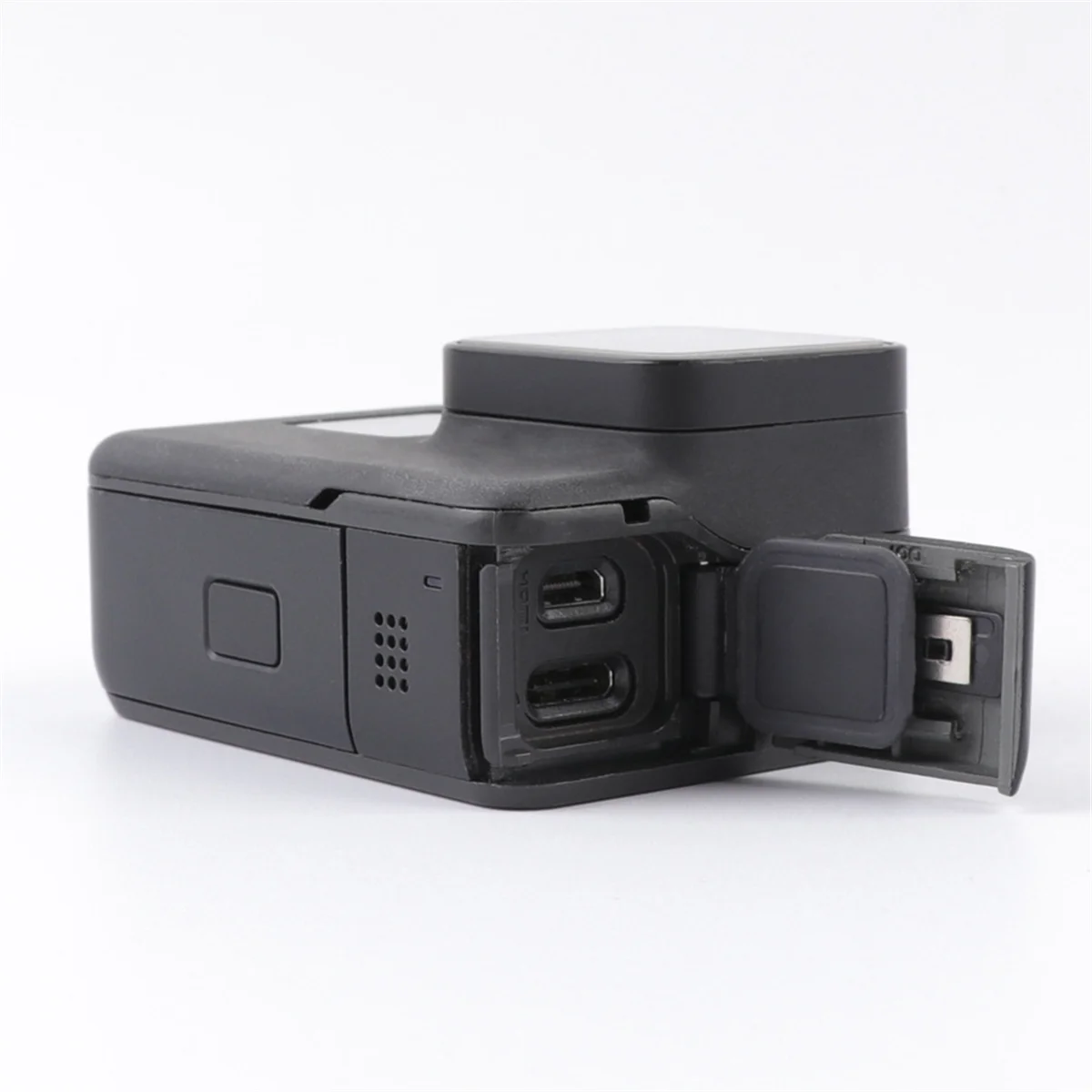 Gopro Hero7 용 POSV-카메라 측면 커버 검정색 USB-C HDMI 호환 포트 측면 커버 카메라 액세서리 방수 방진