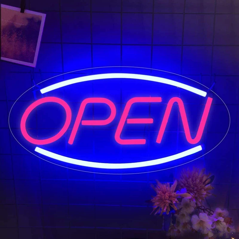 

Open Neon Sign Business Adjustable Brightness Neon Lights for Party Bar Salon Stores Shop Hotel Wall Decor Led Neon Light Signs