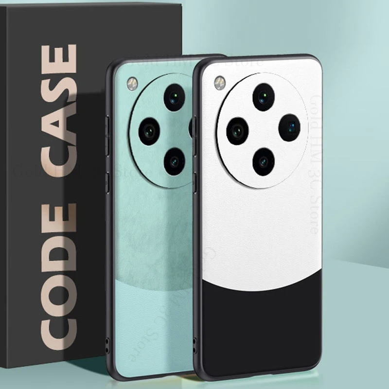 

For Oppo Find X8 Pro Splice Leather Shockproof Phone Case Find X8 X7 X6 Pro Soft Silicone TPU Bumper Protective Cover Find X7 X8