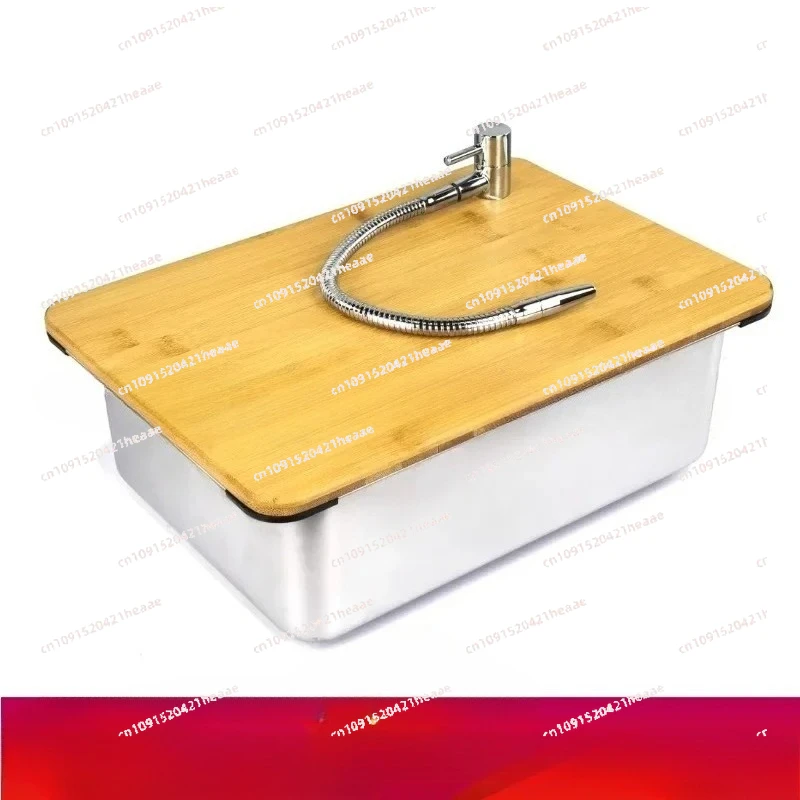 

Suitable for Outdoor Camping Table Kitchen Zebra One Unit Sink Module Combination Faucet Vegetable Basin