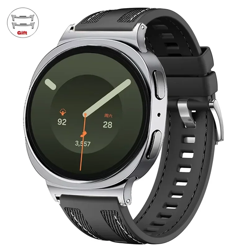 Nylon-Silikonarmband für Samsung Galaxy Watch 9/8 Classic 40 mm 44 mm Smartwatch-Ersatzband für Galaxy Watch 9 40 mm Armband – Detail 7