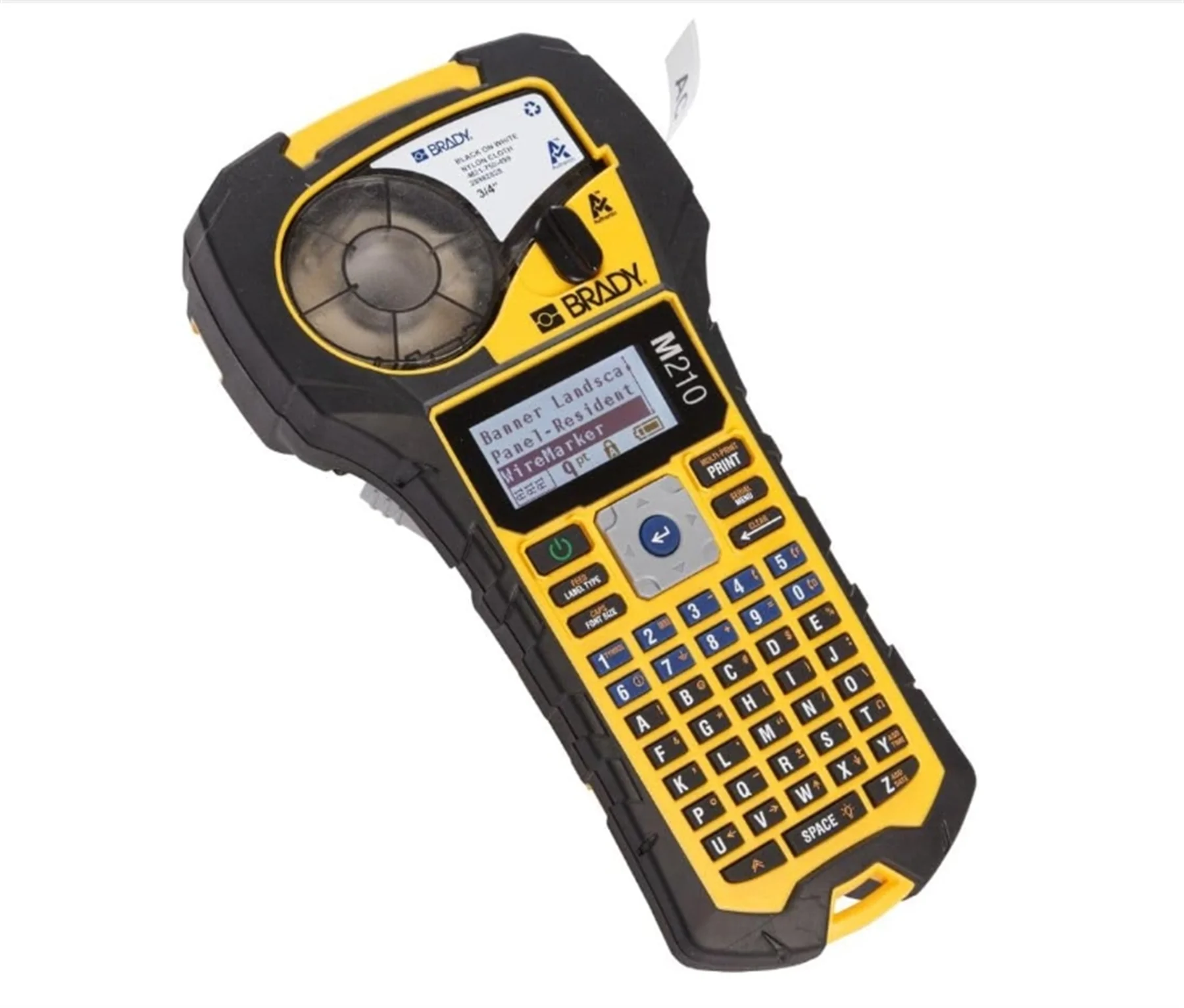 Brady M210 Impressora de Etiquetas Portátil com Amortecedores de Borracha Multi Linha de Impressão M210 Impressora Portátil Substitui Bmp21-plus Impressora
