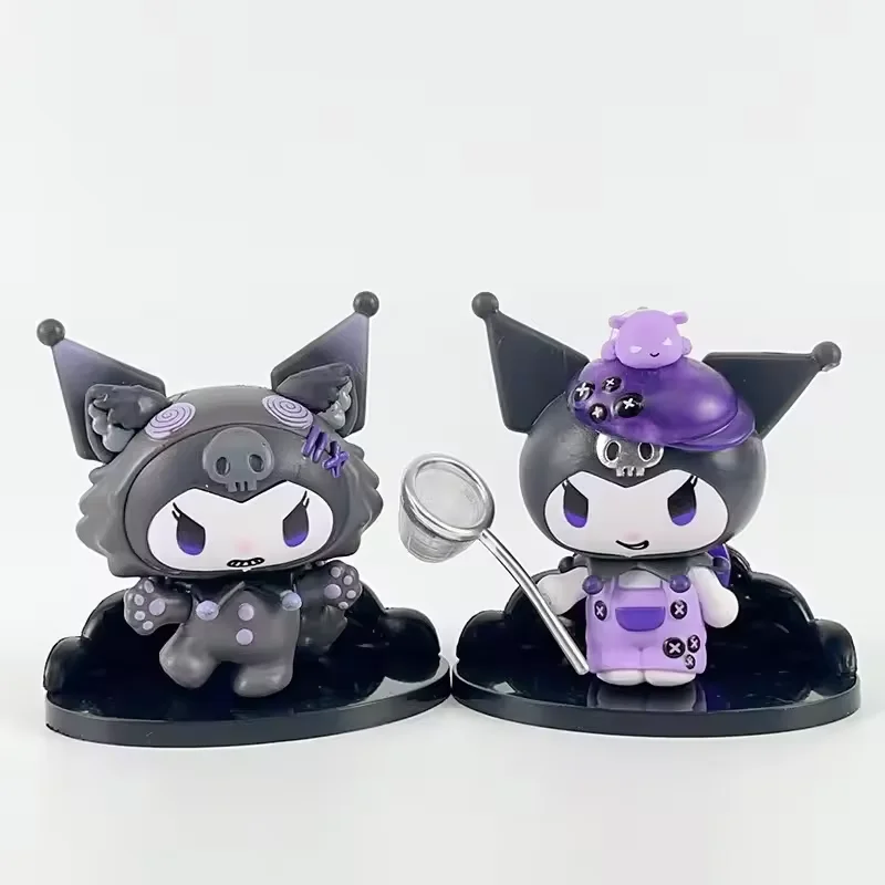 Kuromi caja ciega hombre lobo serie matar figuras de acción muñecas figuras de Anime bolsa sorpresa lindo modelo colección de Fans juguete