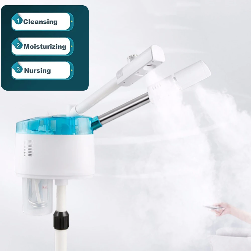 Professional Facial Steamer Hot Mist Ozone Sprayer Humidifier Rejuvenate Face Steaming Sterilization Lonic KINGDOM Vaporizer