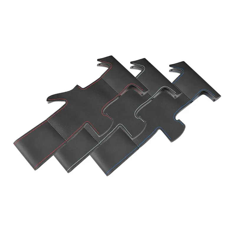 لبيجو 206 2007 2008 2009 207 لسيتروين C2 اكسسوارات السيارات مثقب ستوكات الجلود غطاء عجلة القيادة الكسوة #2