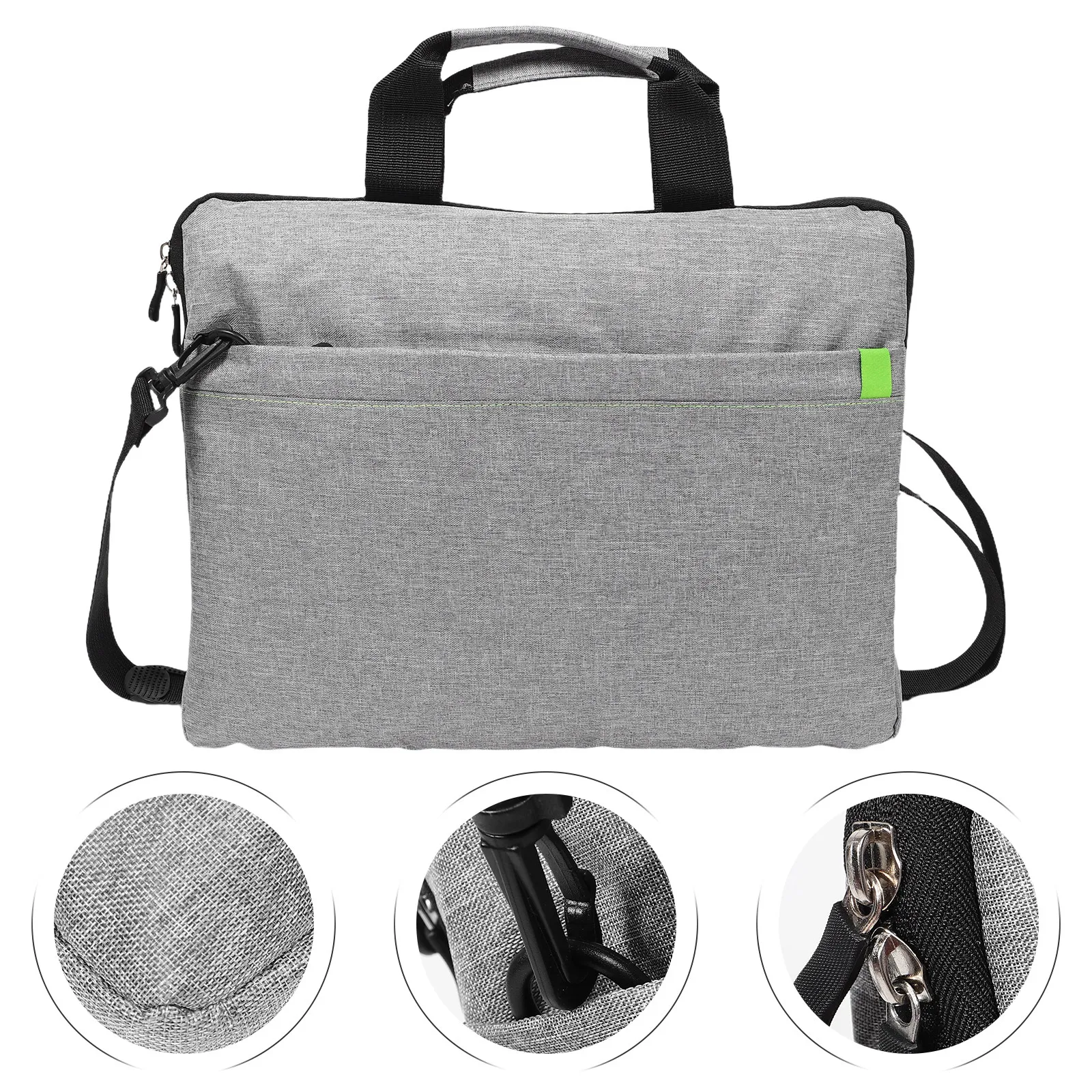 

Сумка для ноутбука большой вместимости, однотонная, легкая, через плечо, для офиса, работы, защитный чехол для планшета, сумки для планшетов