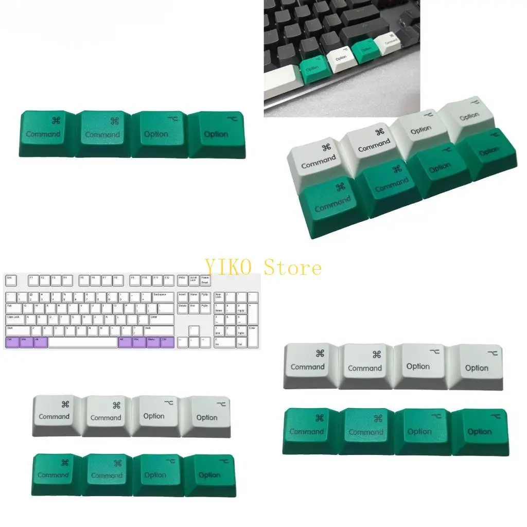 

K32C Высота 1,25U 1,25X Обычный вариант колпачков для механической клавиатуры, 4 шт., PBT краситель для колпачки для