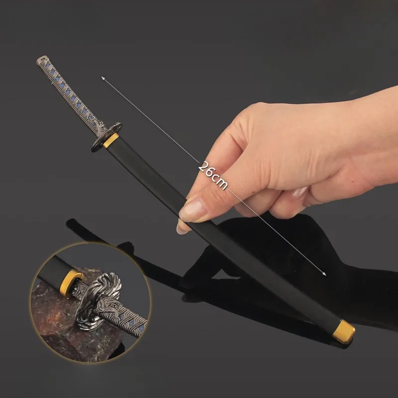 26cm Eldens Game Peripheral Star Shadow Blade Sword Weapon Alloy Model Accessories Collection Ornaments Birthday Gifts Toys Boys