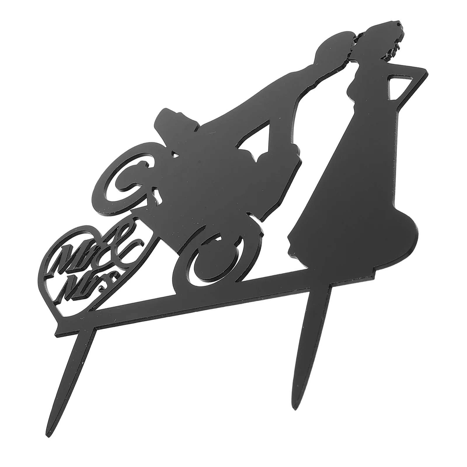 

Wedding Cake Topper Bridal Shower Cupcake Decoration Dessert Decors Insert Acrylic Toppers Holiday Picks