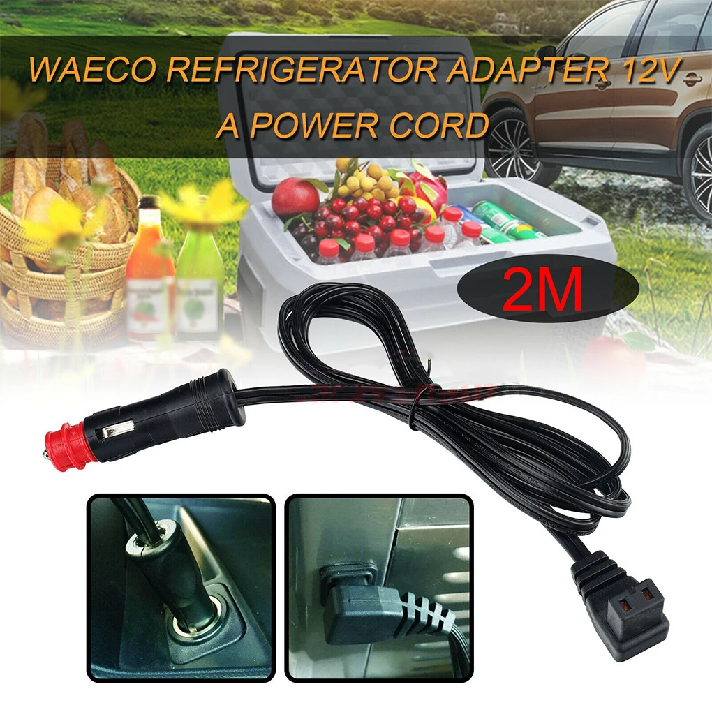 

Auto Fridge Power Cable Universal Flexible Electric Cord with 15A Fuses