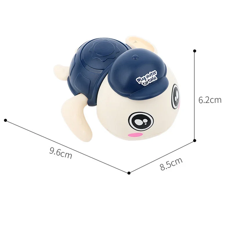 Bath toys Cute Cartoon Animal Tortoise Classic Baby Water Toy Infant Swim Turtle Wound-up Chain Clockwork Kids Beach Toys